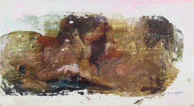 various materials on wood, 27x14 cm, 2020