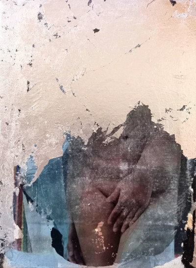 various materials on wood, 20x30 cm, 2020