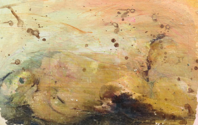 various materials on wood, 20x24 cm, 2020