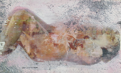 various materials on wood, 25x15cm, 2020