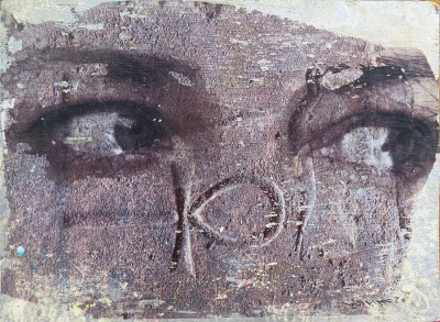 various materials on wood, 27x20 cm, 2020