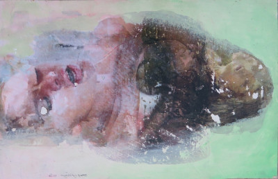 various materials on wood, 27x24cm, 2020