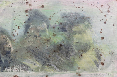 various materials on wood, 28x18cm, 2020