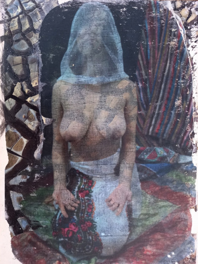 various materials on wood, 30x40cm, 2020