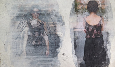 various materials on wood, 30x20cm, 2020