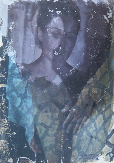 various materials on wood, 30x40cm, 2020