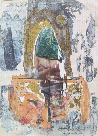 various materials on wood, 33X24 cm, 2020