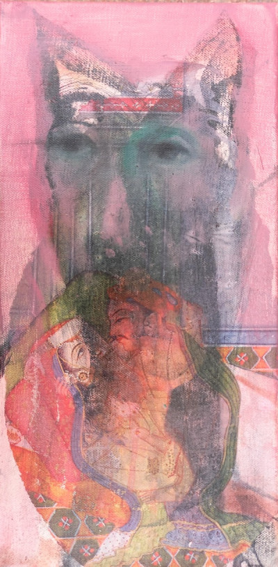 various materials on wood, 40X20 cm, 2020