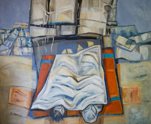 ABED ABDI
Death and Destruction, Acrylic on canvas, 178 x 145 cm (2024).