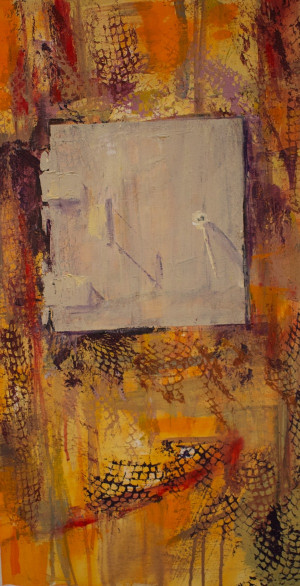 TAL GAOSH
ProtectedSpace(Diptich), Acrylicon canvas, 47 x 80 cm (2024).