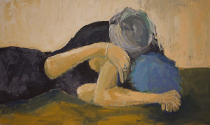 TAL GAOSH
The Worst Happened, Acrylic on canvas, 78 x 50 cm (2024).